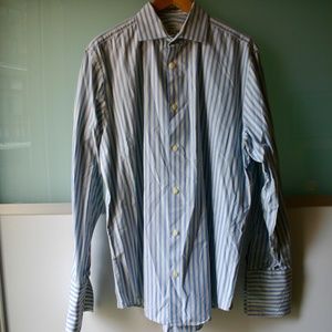 Merona Long Sleeve Men's Dress Shirt - Large